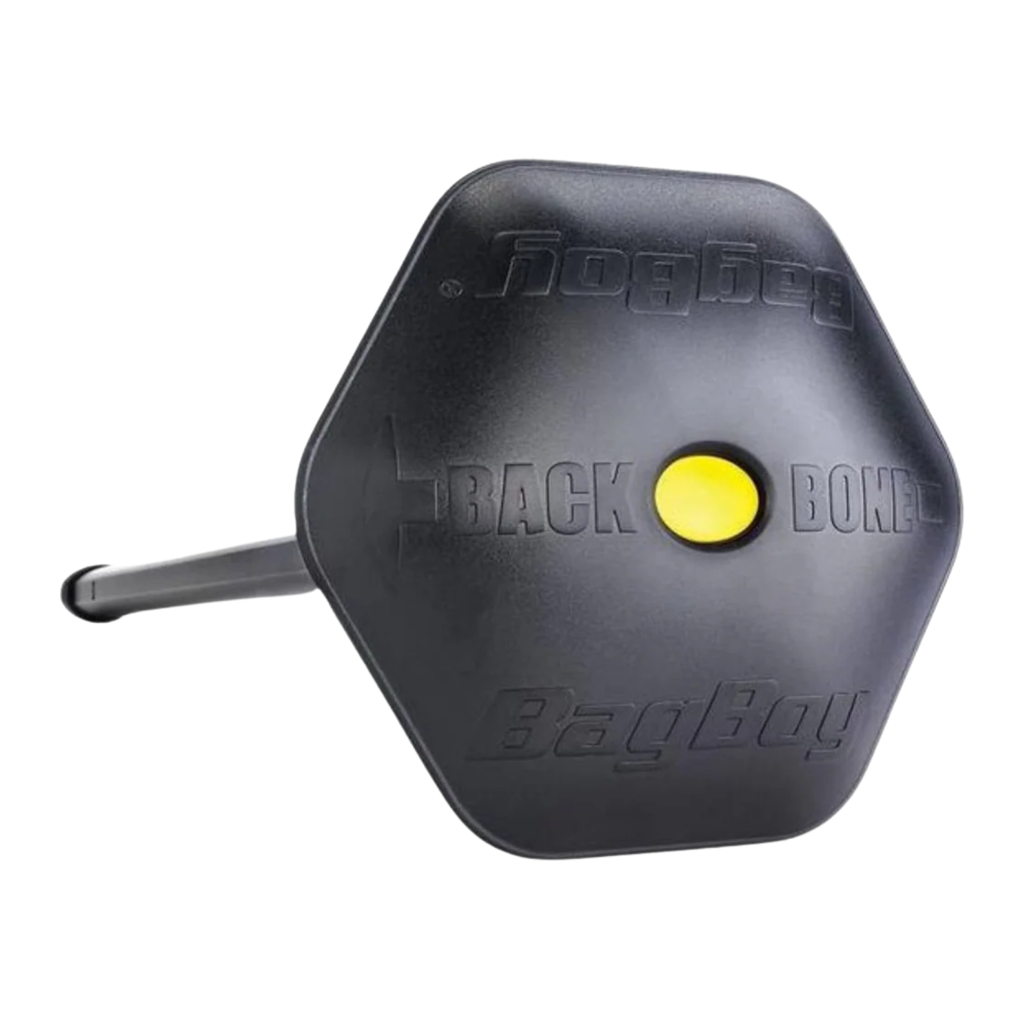 Black hexagonal tool with 'BagBoy' branding on a white background